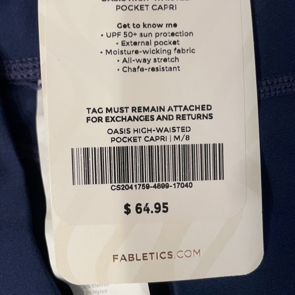 Oasis High-Wasted Pocket Capri - Picture 4 of 4